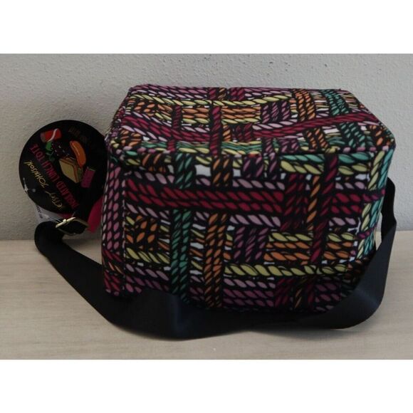 Betsey Johnson TBJ-1300 Women's Multicolor Insulated Cube Lunch Tote - Picture 2 of 8
